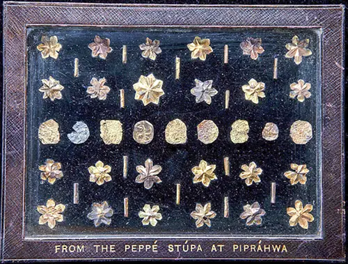 stupa de Piprahwa offrandes IIIe sPeppe family